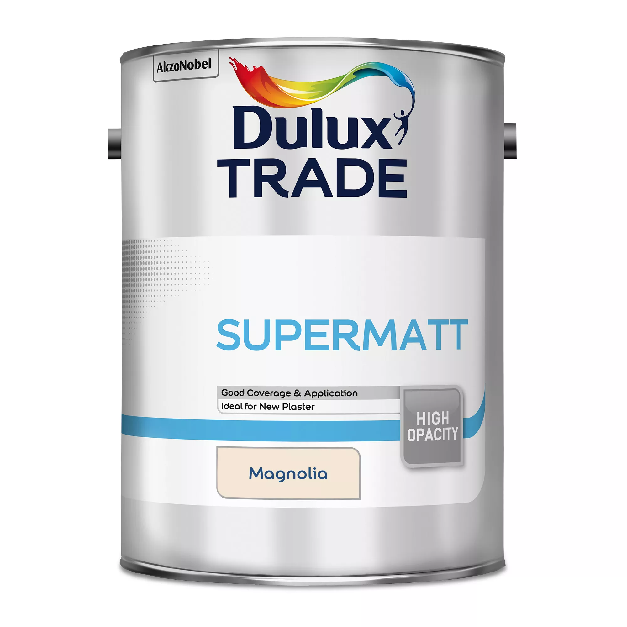 Dulux Trade Magnolia Super Matt Emulsion Paint, 5L 2 Dulux Trade Magnolia Super Matt Emulsion Paint, 5L - Image 2
