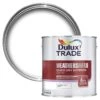 Dulux Trade Pure Brilliant White Satinwood Exterior Metal & Wood Paint, 2.5L