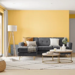 Dulux Walls & Ceilings Banana Split Silk Emulsion Paint, 2.5L -Dulux dulux walls ceilings banana split silk emulsion paint 2 5l5010212640104 02i bq