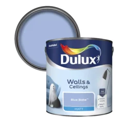 Dulux Walls & Ceilings Blue Babe Matt Emulsion Paint, 2.5L