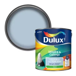 Dulux Walls & Ceilings Bright Skies Silk Emulsion Paint, 2.5L