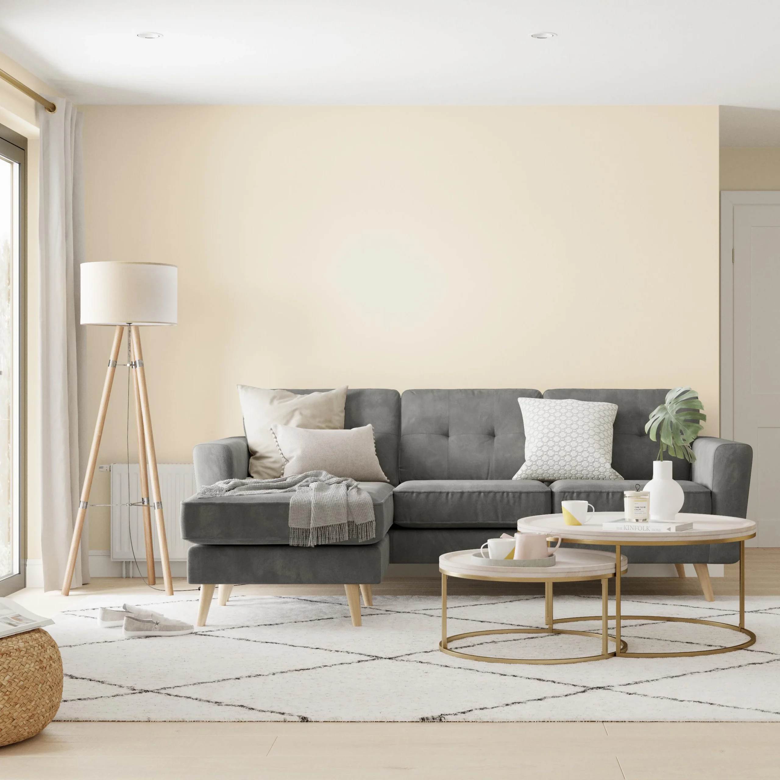 Dulux Walls & Ceilings Buttermilk Matt Emulsion Paint, 2.5L 4 Dulux Walls & Ceilings Buttermilk Matt Emulsion Paint, 2.5L - Image 4