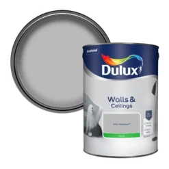 Dulux Walls & Ceilings Chic Shadow Silk Emulsion Paint, 5L