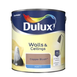 Dulux -Dulux dulux walls ceilings copper blush matt emulsion paint 2 5l5010212618158 08c bq