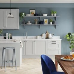 Dulux Walls & Ceilings Denim Drift Matt Emulsion Paint, 5L -Dulux dulux walls ceilings denim drift matt emulsion paint 5l5010212647783 05i bq