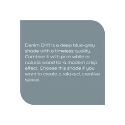 Dulux Walls & Ceilings Denim Drift Silk Emulsion Paint, 2.5L -Dulux dulux walls ceilings denim drift silk emulsion paint 2 5l5010212640067 36c bq
