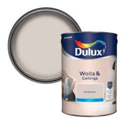 Dulux Walls & Ceilings Gentle Fawn Matt Emulsion Paint, 5L
