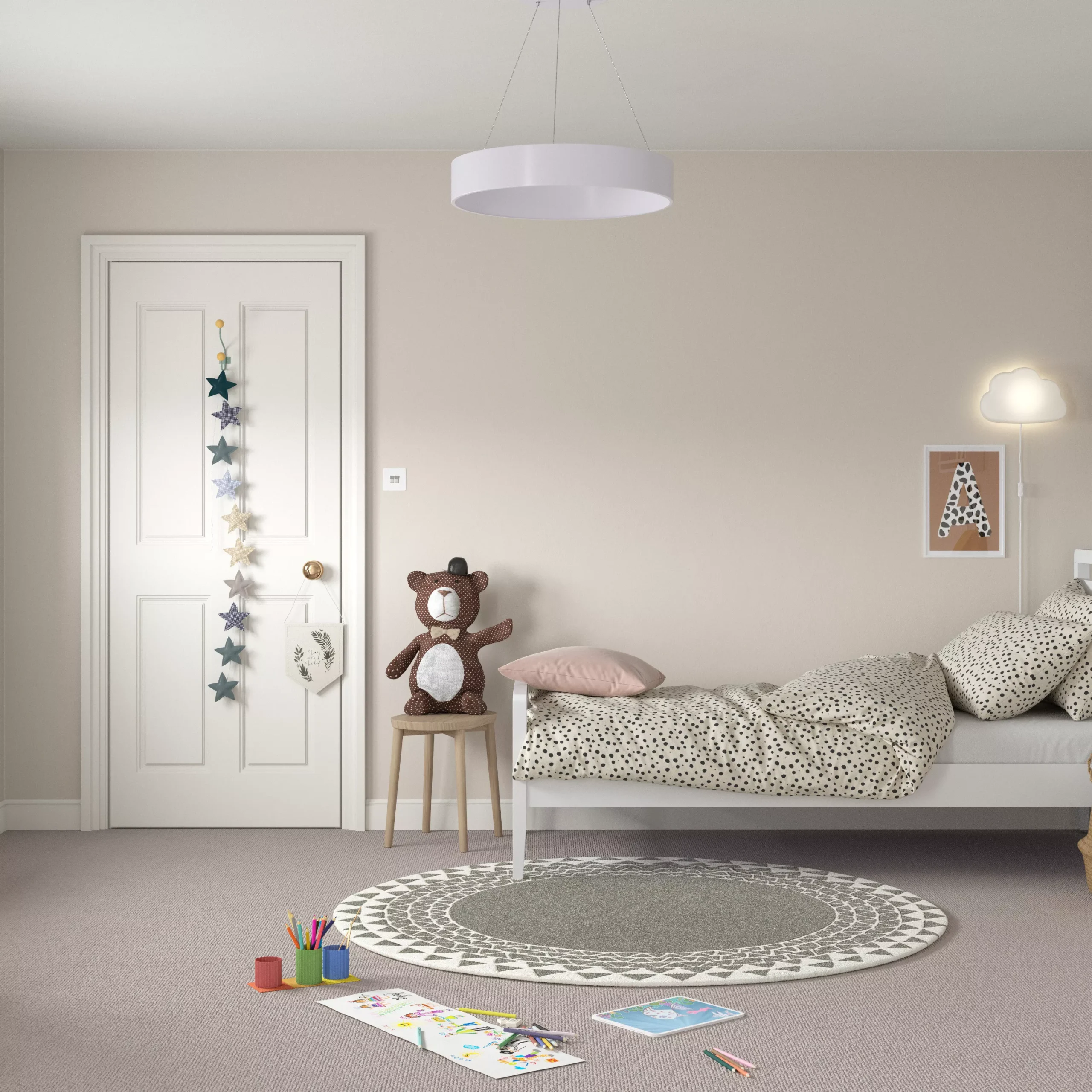 Dulux Walls & Ceilings Gentle Fawn Matt Emulsion Paint, 5L 5 Dulux Walls & Ceilings Gentle Fawn Matt Emulsion Paint, 5L - Image 5