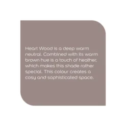 Dulux Walls & Ceilings Heart Wood Matt Emulsion Paint, 5L -Dulux dulux walls ceilings heart wood matt emulsion paint 5l5010212647745 36c bq