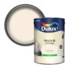 Dulux Walls & Ceilings Ivory Lace Silk Emulsion Paint, 5L