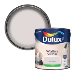 Dulux Walls & Ceilings Just Walnut Silk Emulsion Paint, 2.5L