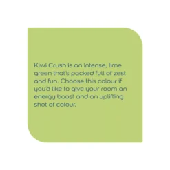 Dulux Walls & Ceilings Kiwi Crush Matt Emulsion Paint, 2.5L -Dulux dulux walls ceilings kiwi crush matt emulsion paint 2 5l5010212639849 36c bq