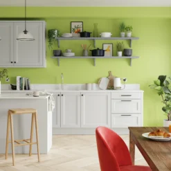 Dulux Walls & Ceilings Kiwi Crush Silk Emulsion Paint, 2.5L -Dulux dulux walls ceilings kiwi crush silk emulsion paint 2 5l5010212640074 05i bq