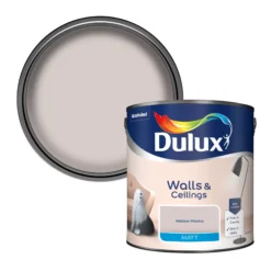 Dulux Walls & Ceilings Mellow Mocha Matt Emulsion Paint, 2.5L