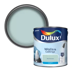 Dulux Walls & Ceilings Mint Macaroon Matt Emulsion Paint, 2.5L