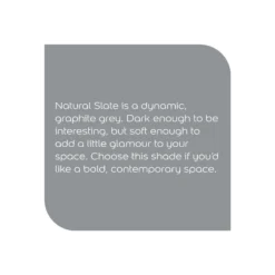 Dulux Walls & Ceilings Natural Slate Silk Emulsion Paint, 2.5L -Dulux dulux walls ceilings natural slate silk emulsion paint 2 5l5010212618226 36c bq