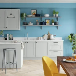 Dulux Walls & Ceilings Nordic Sky Silk Emulsion Paint, 2.5L -Dulux dulux walls ceilings nordic sky silk emulsion paint 2 5l5010212618240 05i bq