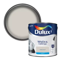 Dulux Walls & Ceilings Pebble Shore Matt Emulsion Paint, 2.5L