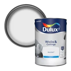 Dulux Walls & Ceilings Rock Salt Matt Emulsion Paint, 5L