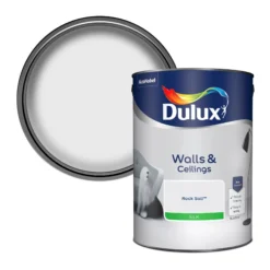 Dulux Walls & Ceilings Rock Salt Silk Emulsion Paint, 5L