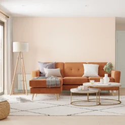 Dulux Walls & Ceilings Soft Peach Silk Emulsion Paint, 2.5L -Dulux dulux walls ceilings soft peach silk emulsion paint 2 5l5010212105443 02i bq