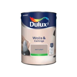 Dulux -Dulux dulux walls ceilings soft truffle silk emulsion paint 5l5010212647837 08c bq