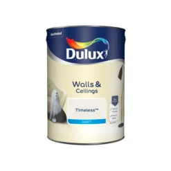 Dulux -Dulux dulux walls ceilings timeless matt emulsion paint 5l5010212495506 08c bq
