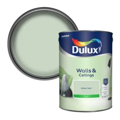 Dulux Walls & Ceilings Willow Tree Silk Emulsion Paint, 5L