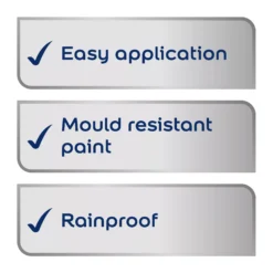 Dulux Weathershield Black Gloss Exterior Metal & Wood Paint, 2.5L -Dulux dulux weathershield black gloss exterior metal wood paint 2 5l5010212431146 01t bq