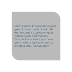 Dulux Weathershield Chic Shadow Satinwood Emulsion Paint, 750ml -Dulux dulux weathershield chic shadow satinwood emulsion paint 750ml5010212651520 36c bq