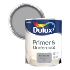 Dulux Wood Grey Wood Primer & Undercoat, 750ml